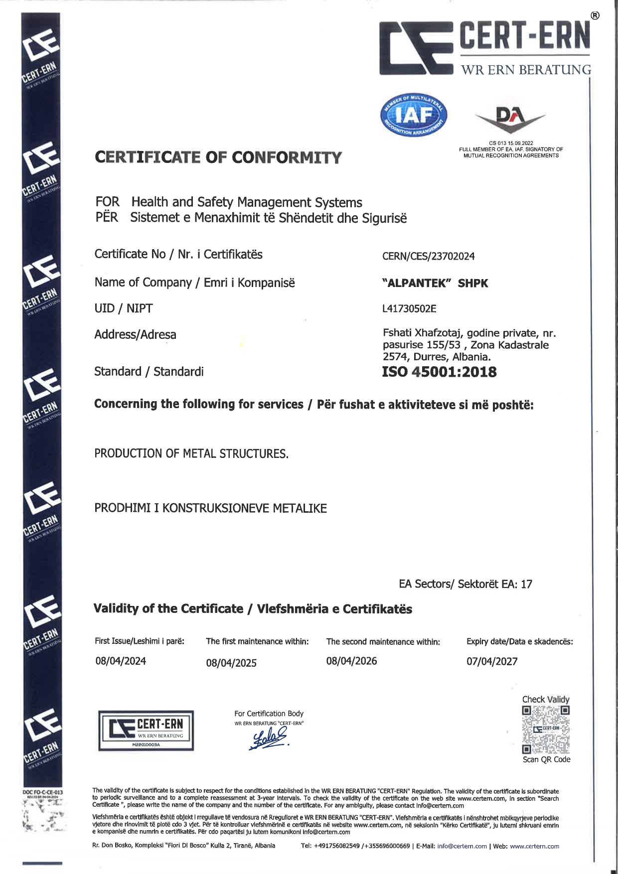 Cert 4