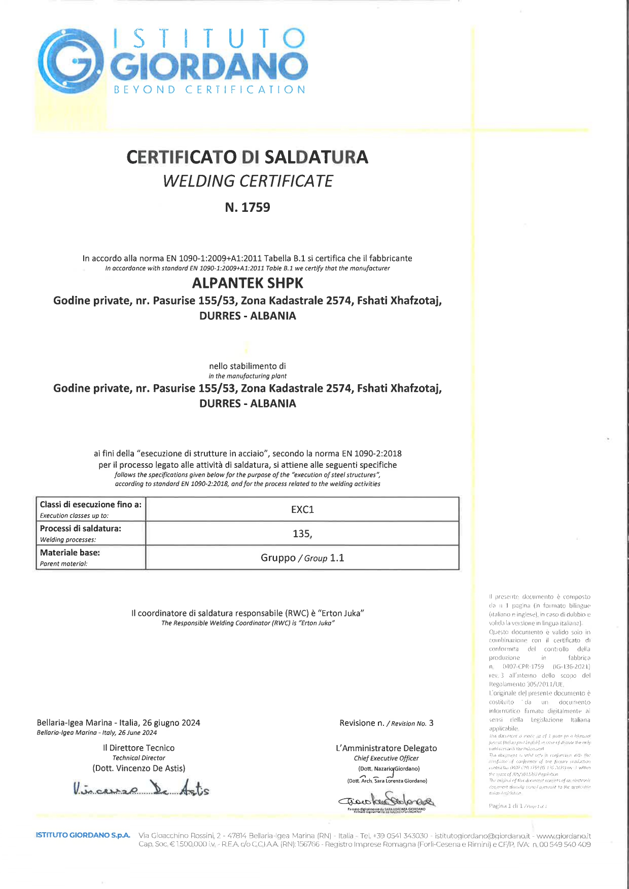 Cert 5